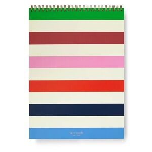 New Large Top Spiral Notebook, Adventure Stripe